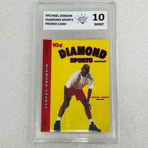 1990 Broders Michael Jordan Diamond Sports Card Graded